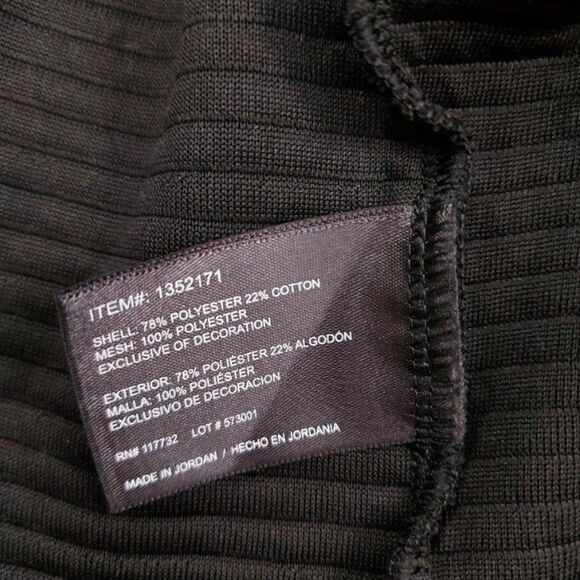 Gerry  Sweater Mens Large Black Pullover1/4 Snap Long Sleeve High Neck Outdoor - Picture 9 of 9